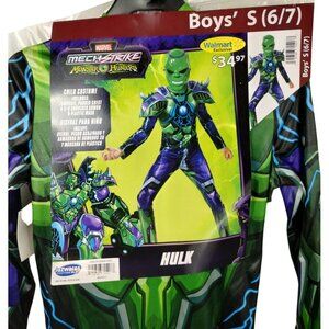 Marvel Boys S (6/7) Mech Strike Monster Hunters Hulk Halloween Muscle Costume